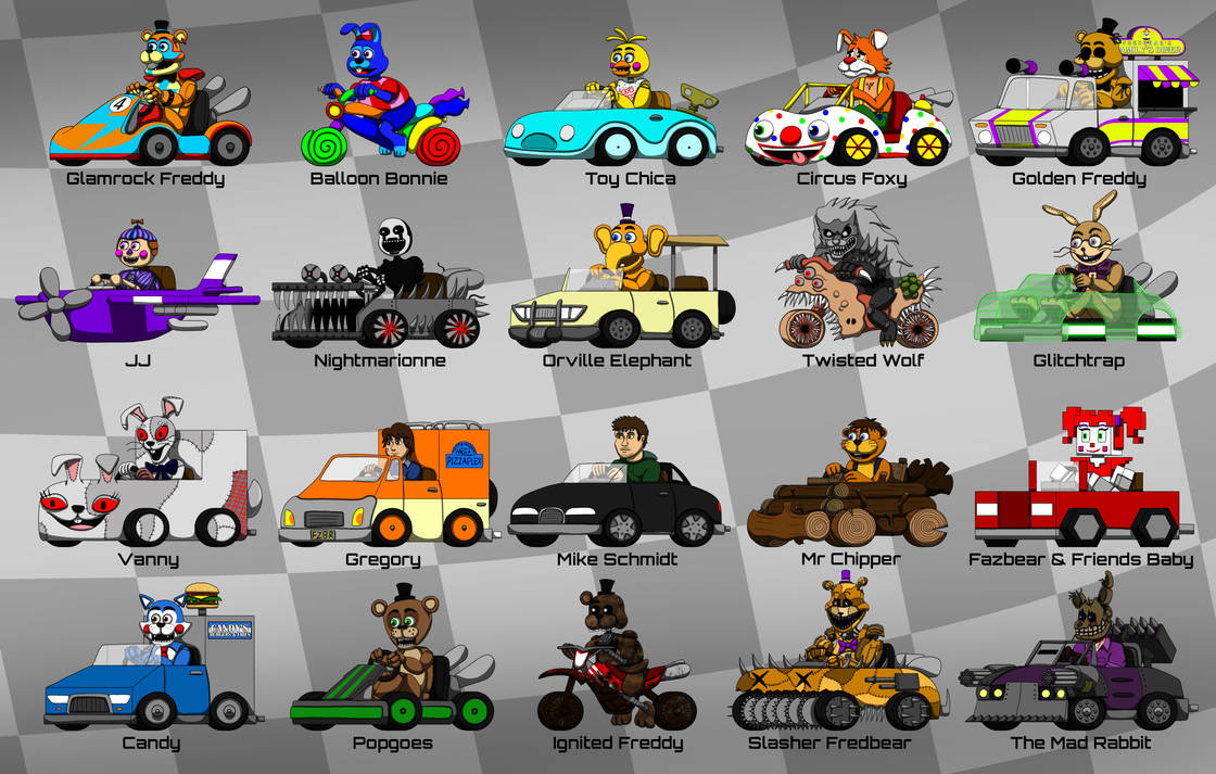 Fnaf Racers FNaF: Faz-Kart Racing Part 3 by Playstation-Jedi on DeviantArt