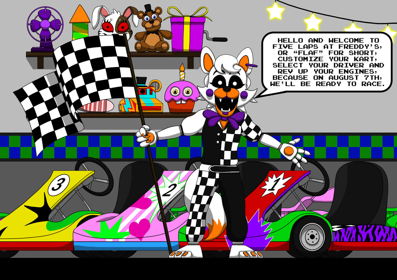 Five Laps at Freddy's by PlaystationJedi on DeviantArt