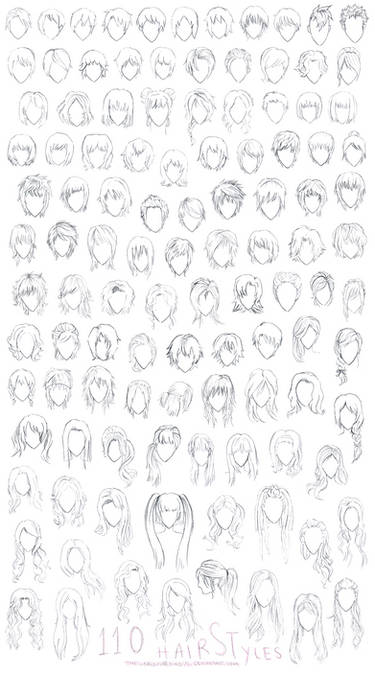 50 Female Anime Hairstyles by AnaisKalinin on DeviantArt