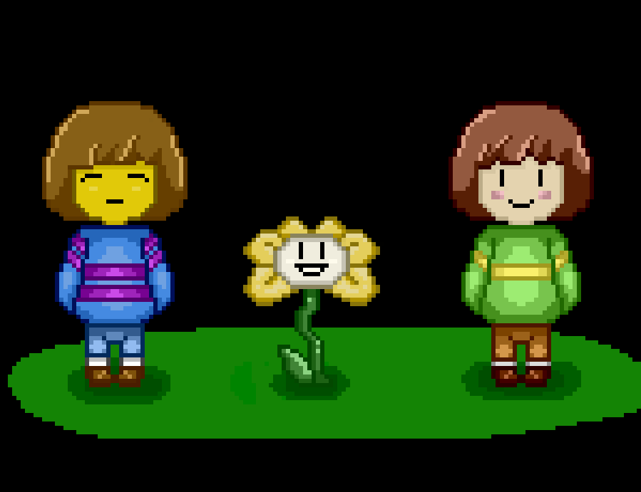 Pongy on X: Chara Undertale #undertale #chara #fanart #pixelart