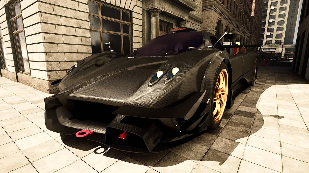 Pagani Zonda R | Front Corner Shadow 2 by shovellovell02 on DeviantArt