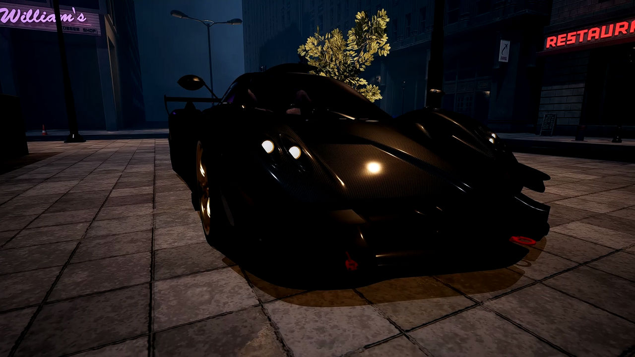 Pagani Zonda R | Night Front Corner by shovellovell02 on DeviantArt