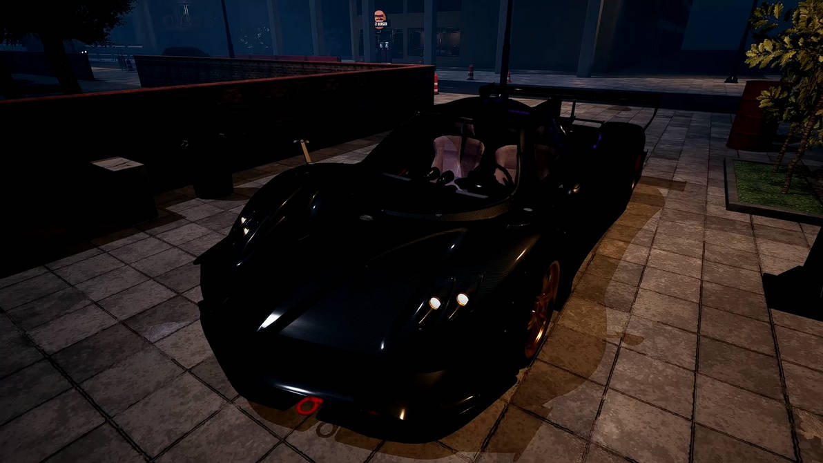 Pagani Zonda R | Night Front High by shovellovell02 on DeviantArt