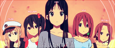 K-On 2 Listen Sign