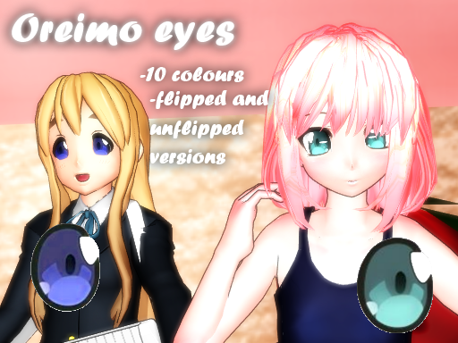 [MMD] Oreimo Eye Textures