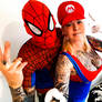 Spiderman and Super Mario