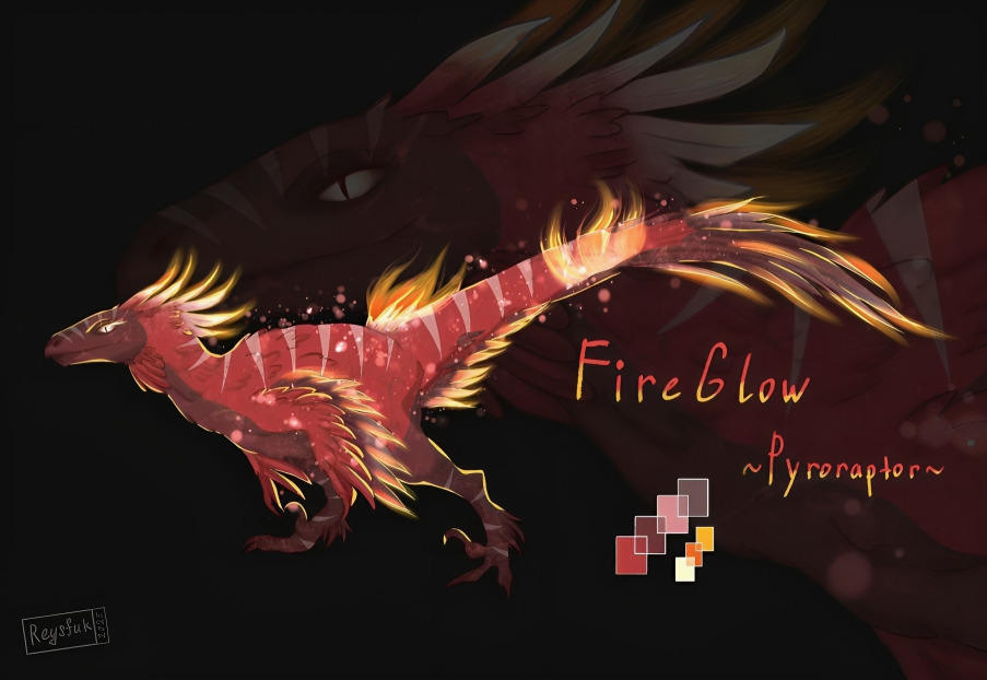 Pyro Raptor Cute Pyroraptor adopt auction OPEN by reysfuk on DeviantArt