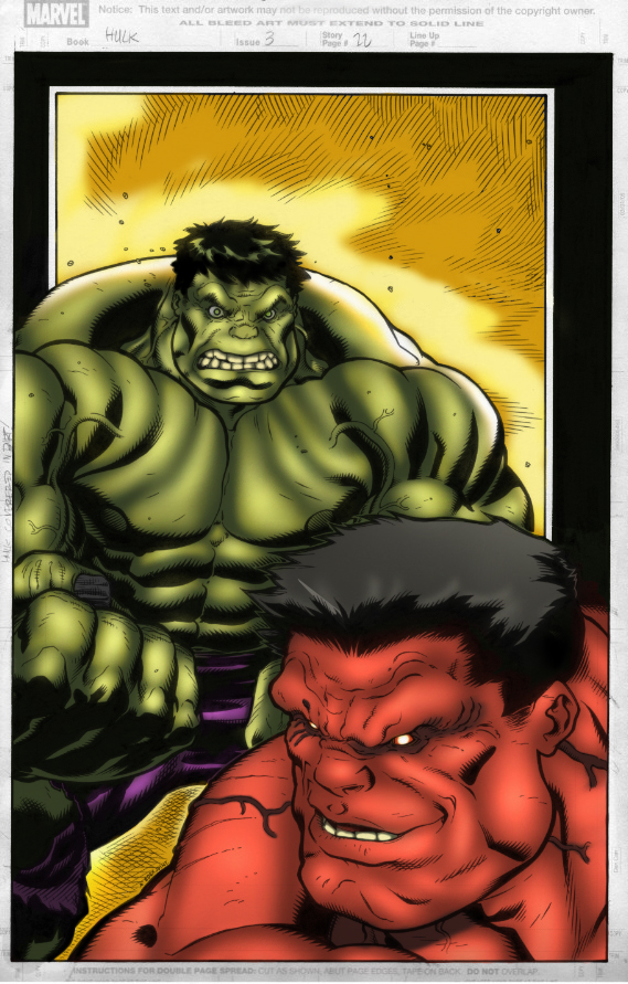 Green Hulk vs Red Hulk