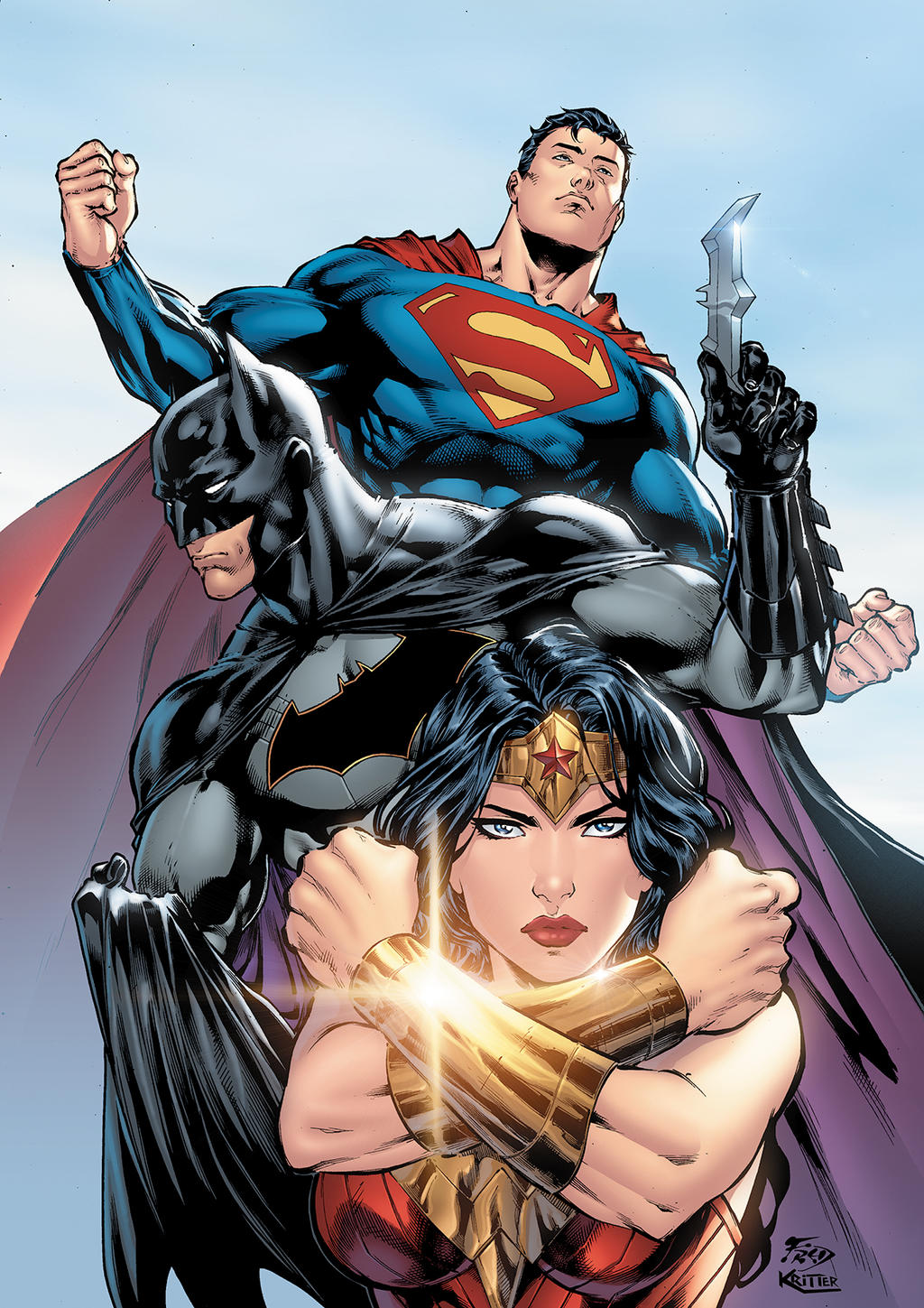 Batman Superman And Wonder Woman By Xxnightblade08xx On Deviantart