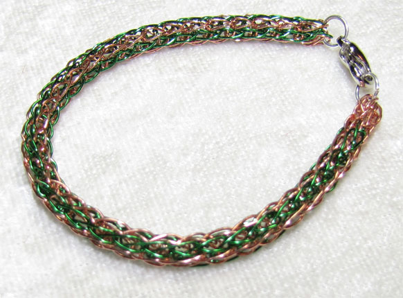 Viking Stripe Copper and Green