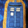 TARDIS embroidery