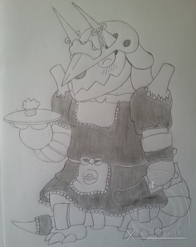 Stellia as Waitress/Maid