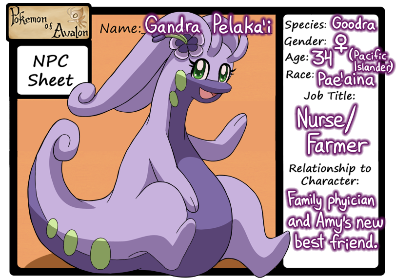 Gandra Pelaka'i - Pokemon of Avalon Personal NPC