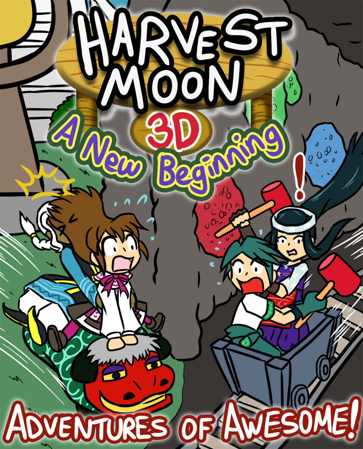 Harvest Moon Adventures of Awesome - Title Page