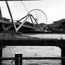 The Neville Bonner Bridge/The Wheel Brisbane bw