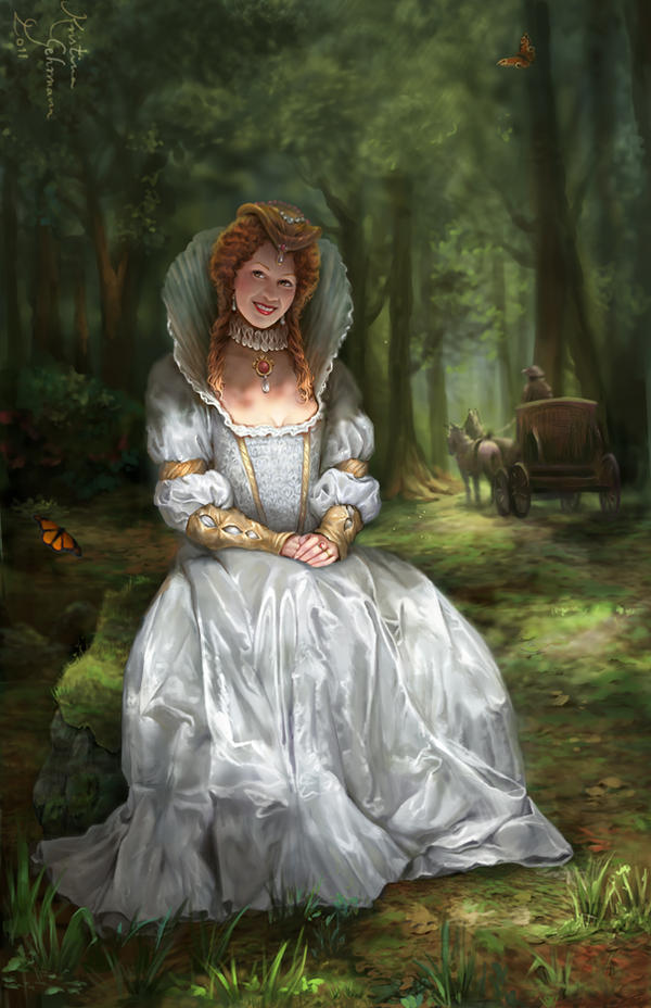Tudor Queens 8 - Elizabeth I by KristinaGehrmann