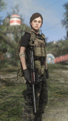 Ellie (TLOU2) in Fallout 4