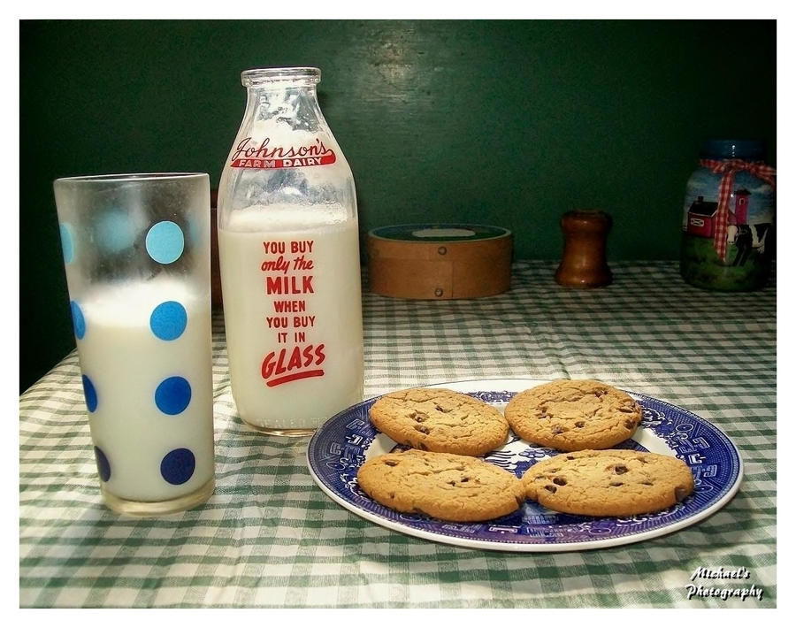 Milk and Cookies at Grandma's