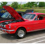 Red Ford Mustang