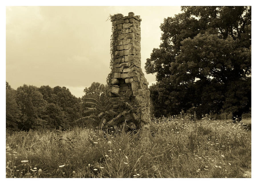 Old Rock Chimney by TheMan268