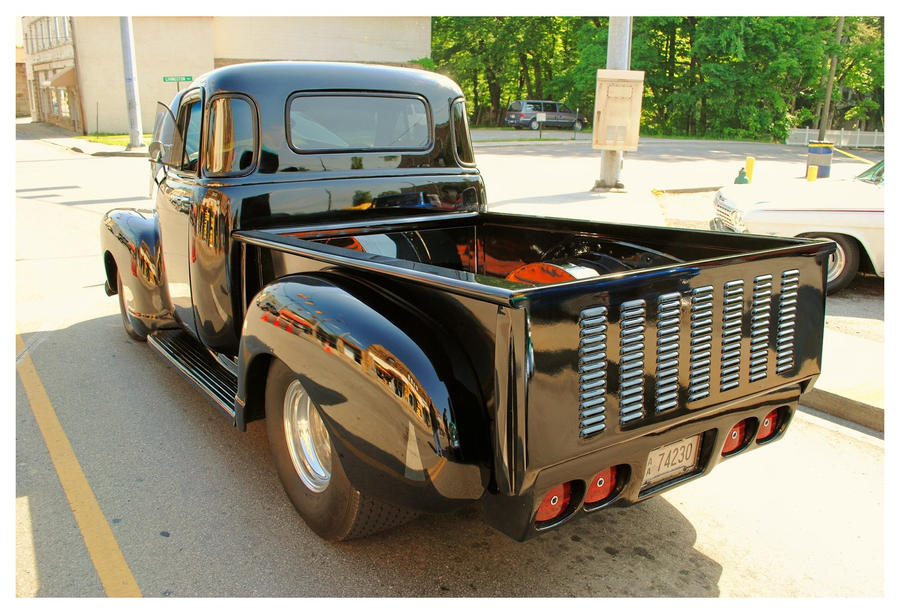 50's Chevy Truck Rear View by TheMan268 on DeviantArt