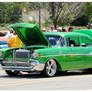 Grass Green 57' Chevy