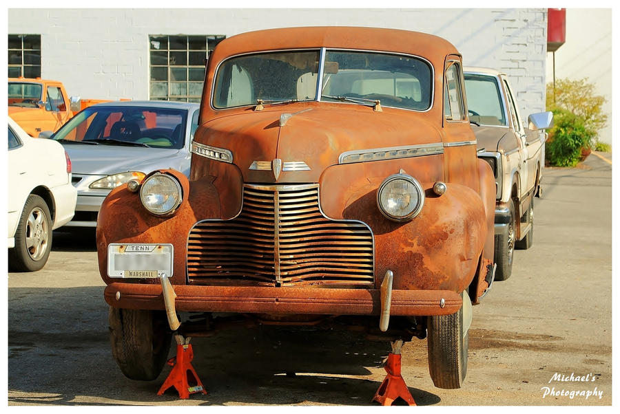 A Very Rusty Chevrolet - Front View