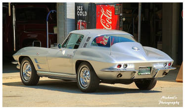 A Sharp Silver 1964 Corvette