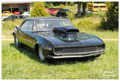 A 1968 Chevy Z/28 Camaro Drag Car