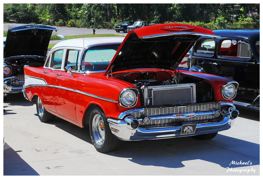 A Red 1957 Chevy