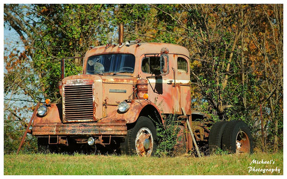 A White Diesel Truck