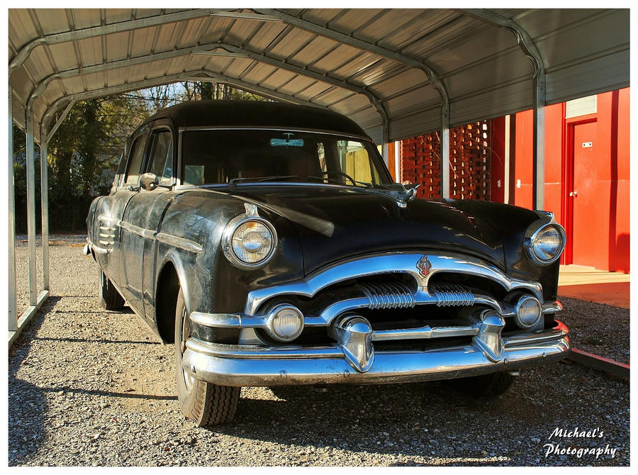 A Packard Henney Hearse