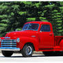 A 1950 Chevy Series 3100 Pickup Truck