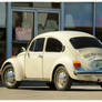 A White VW Bug