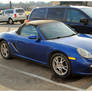 A Blue Porsche Boxster