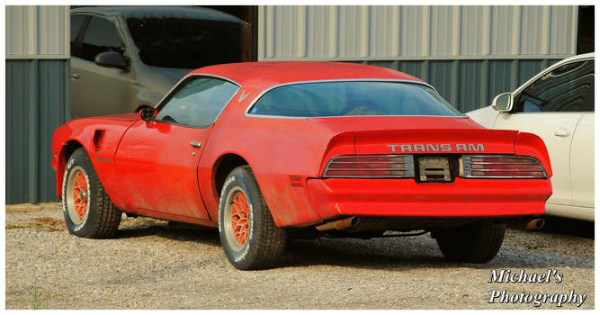 A Red Trans Am