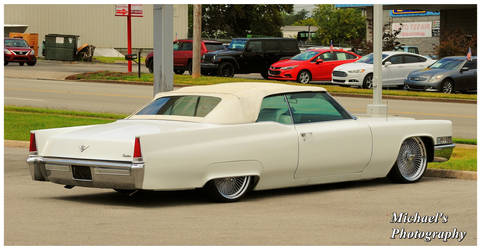 A Slammed Cadillac Convertible