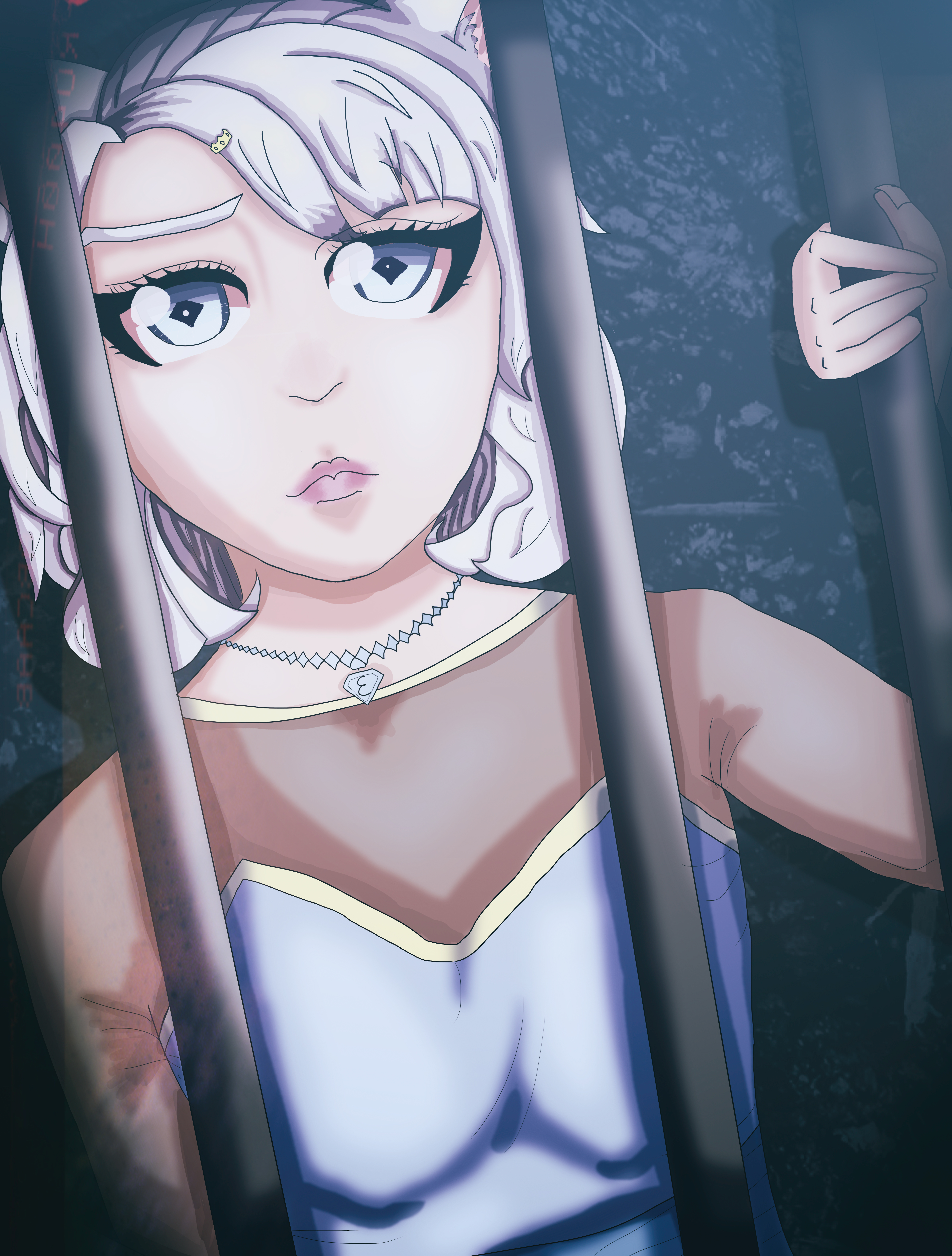 Caged by Daddy (Human! Elizabeth 3RD) [Fanart]