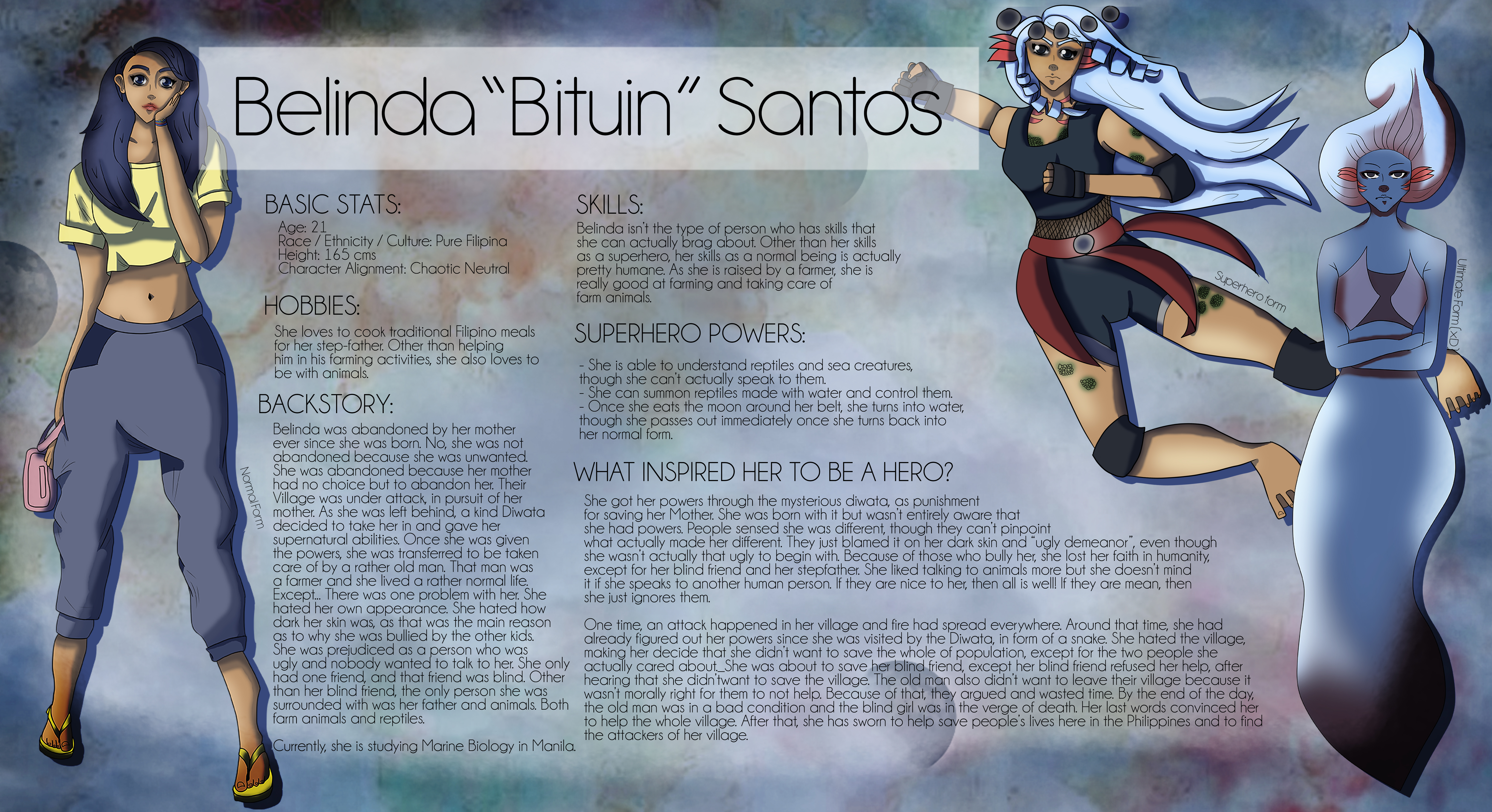 OC: Belinda Santos [Pinoy Superhero Contest]