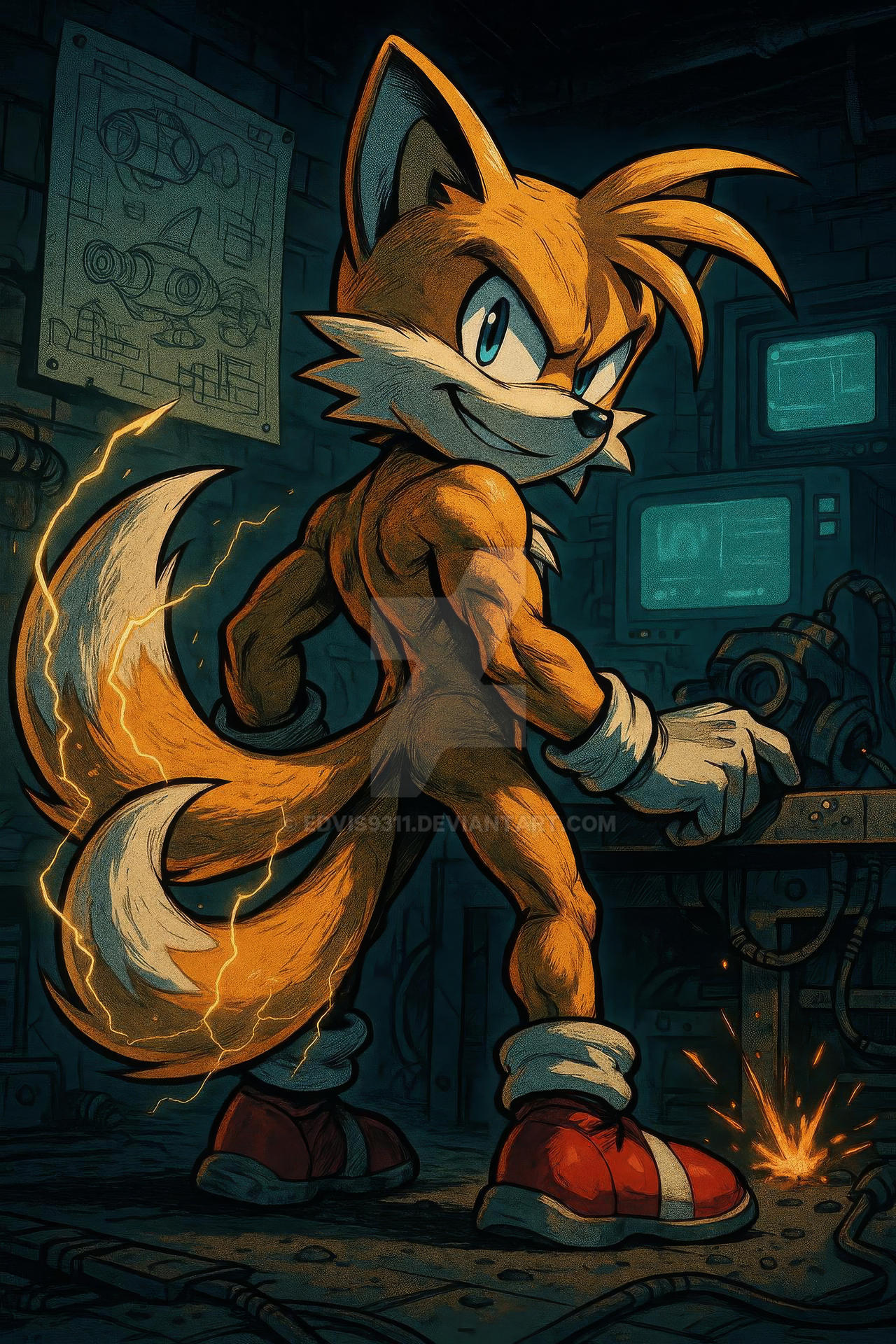 Tails Compass Tails #1 by edvis9311 on DeviantArt