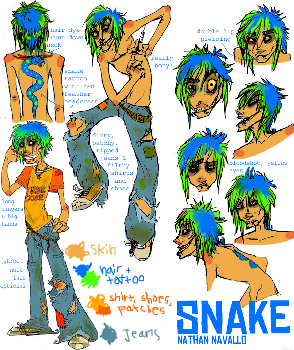 Snake Navallo ref sheet