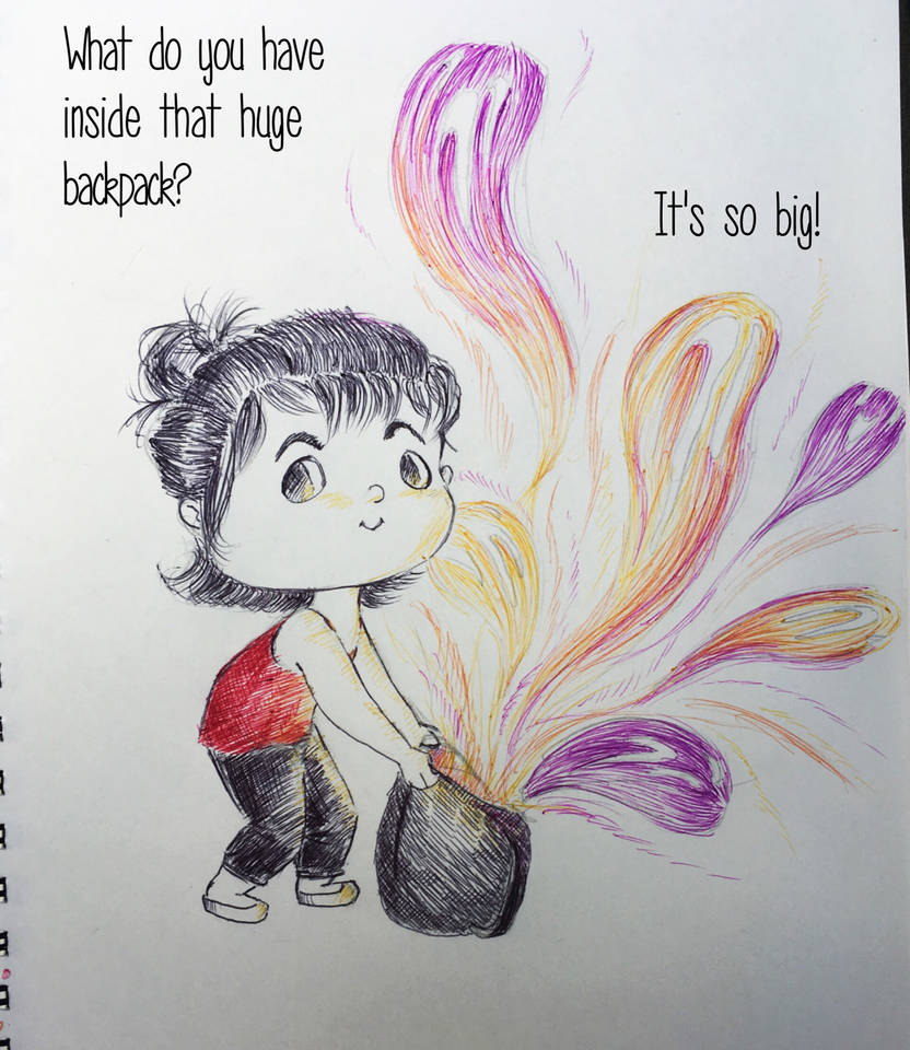 My backpack by magiX98 on DeviantArt