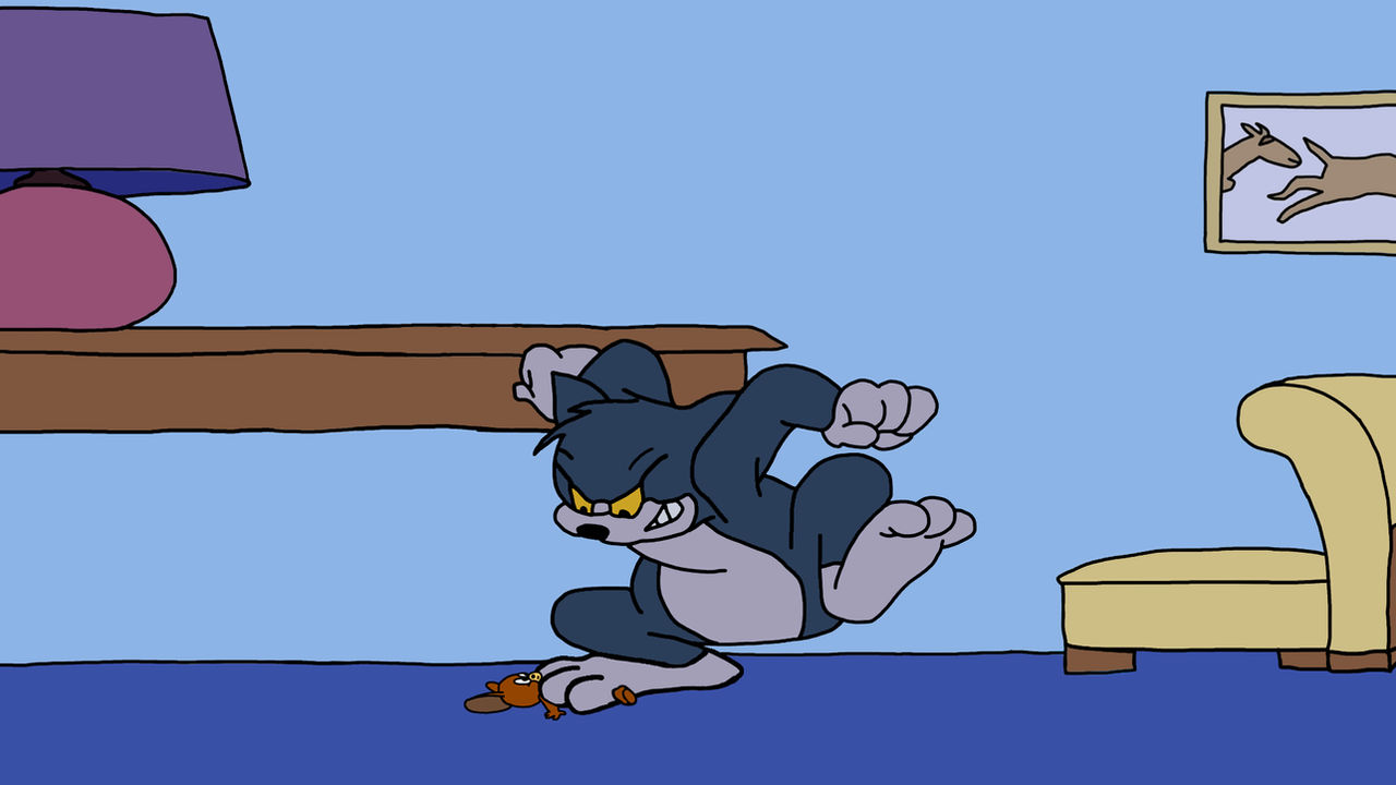Jerry Gets Stomped Flat By Tom - 2nd version by joshualodge2701 on ...