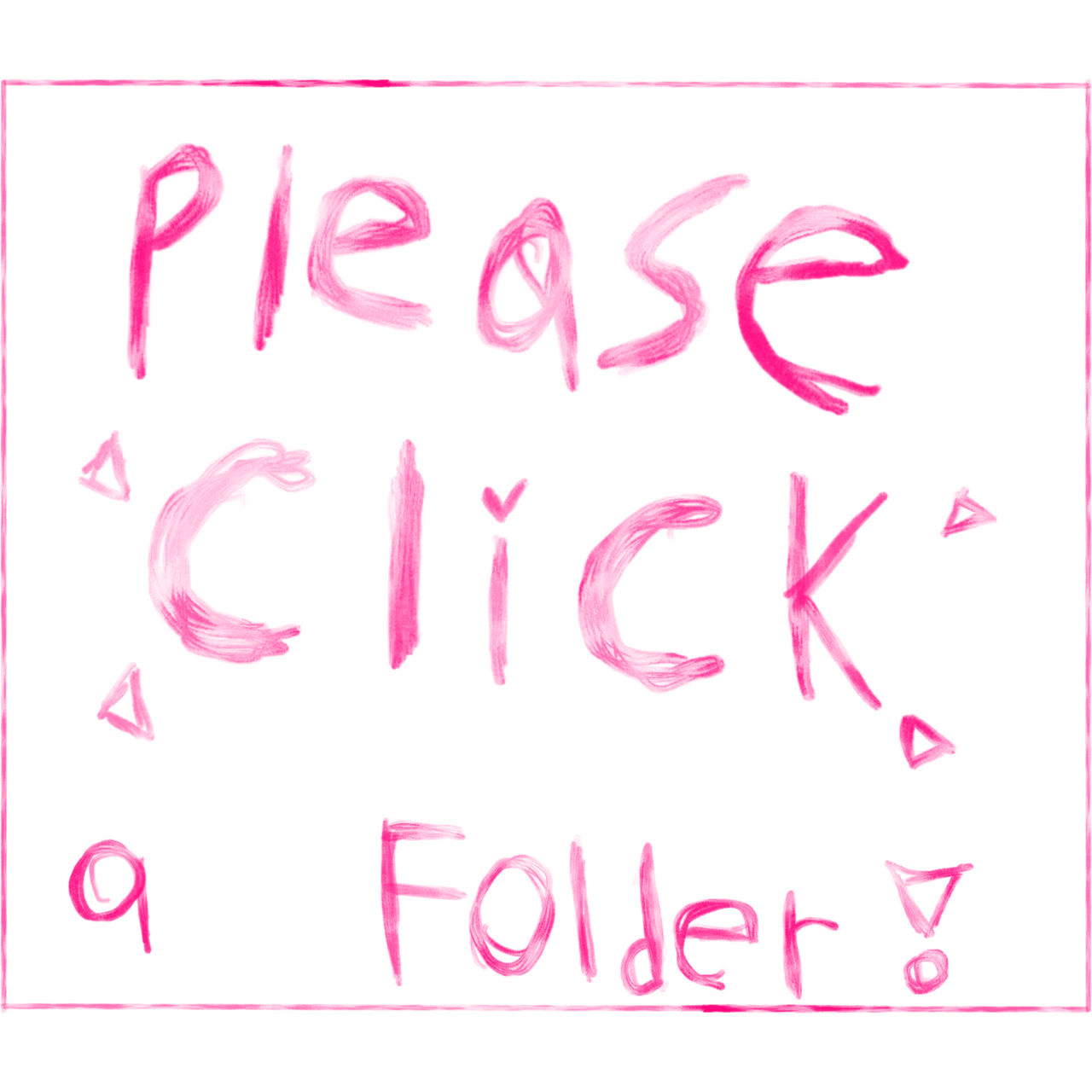 Please Click A Folder by HazzyDraws101 on DeviantArt