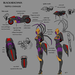 Blackarachnia Design Notes