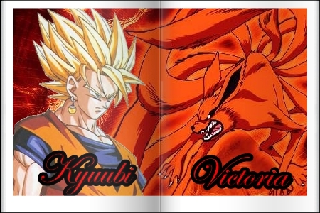 Super Saiyan Goku and Kyuubi