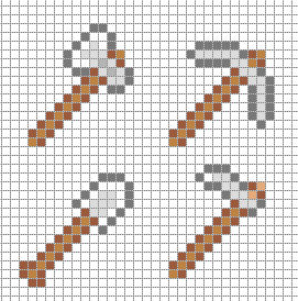 Minecraft Tools Pixel Art Grid By Hama Girl On Deviantart