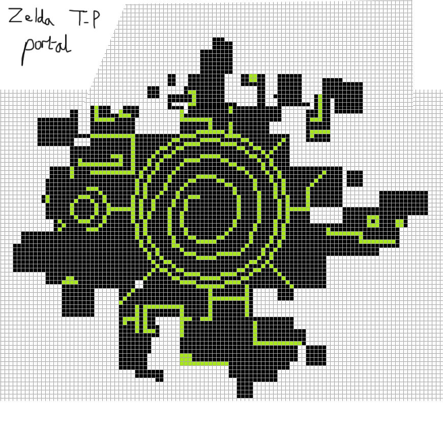 Twilight Princess Portal Pixel by HamaGirl on DeviantArt