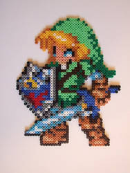 Link hama bead art