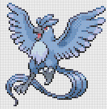 Pokémons de Água em pixels - Desenho de arc4n1n3_m1l_gr4u - Gartic